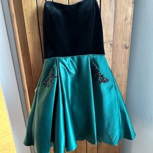 Strapless Homecoming Dress